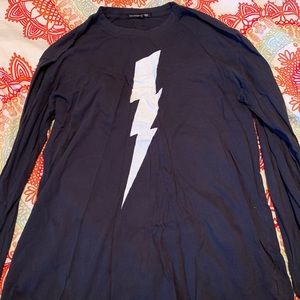 Whitehorse navy long sleeve tee